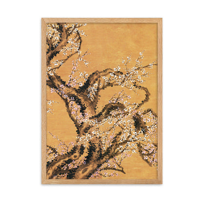 Poster - Red and white plum blossoms