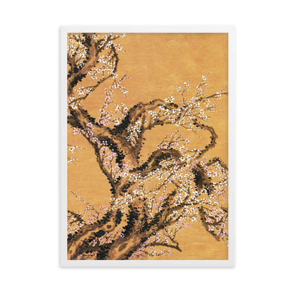 Poster - Red and white plum blossoms